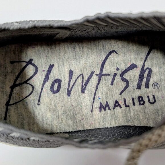 Blowfish Malibu Mazaki Sneakers in Dirty Gray Matrix Knit - Size 7 - Picture 5 of 16